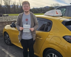 Evan Harper passed their driving test