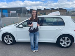 Cara passed their driving test