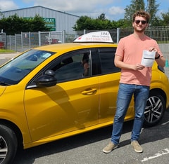 Rowan Roddick passed their driving test