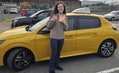 Ella Jones passed their driving test