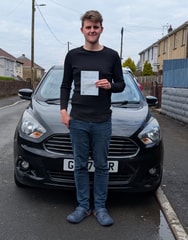 Will Clark passed their driving test
