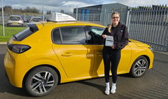 Leah Edwards passed their driving test