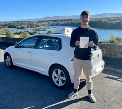 Aidan Neale passed their driving test