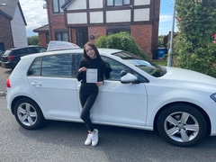 Nicole passed their driving test