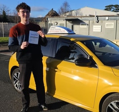 Armand Morvai passed their driving test