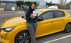 Tehreem Kundi passed their driving test