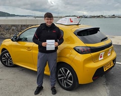 Alanys Swales passed their driving test