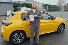 Aled Oddy passed their driving test