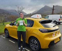 Harmony Haston-Wilson passed their driving test