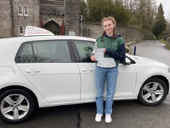 Thora Cole passed their driving test