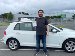 Jordan Hitchen passed their driving test