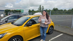 Mandula Keresztes passed their driving test