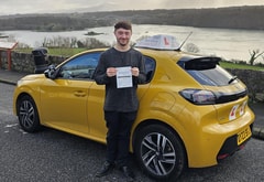 Llion Hughes passed their driving test
