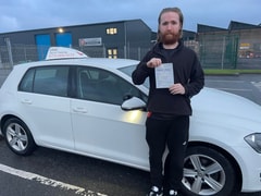 Daniel Rowlands passed their driving test
