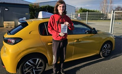 Javier Jones passed their driving test
