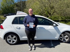 Ebony Rae passed their driving test