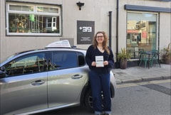 Tori Luci passed their driving test