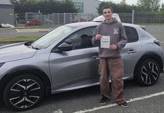 Fin Jones passed their driving test