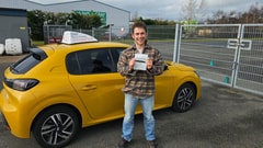 Lewis McDonald passed their driving test