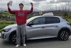 Julian Colville passed their driving test