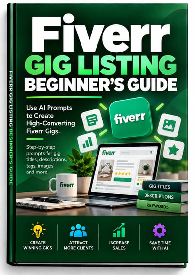 Cover of Fiverr Gig Listing Beginners Guide