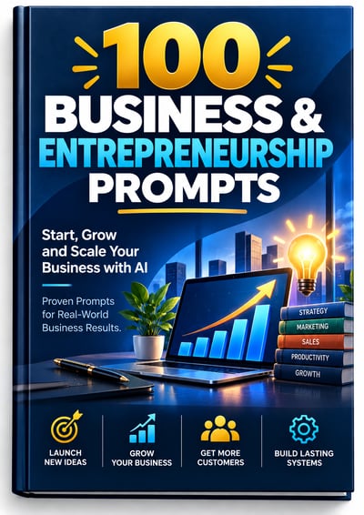 Cover of 100 Business & Entrepreneurship Prompts