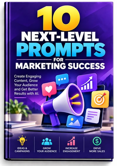 Cover of 10 Next-Level Prompts for Marketing Success