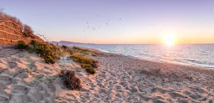 Sardinie — výhled na moře
