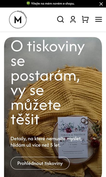 E-shop Malebnosti na mobilu