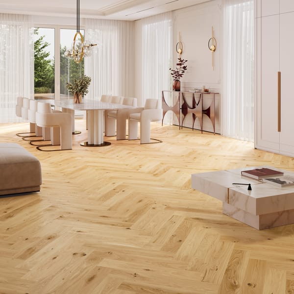 Dub GRAND CANYON Herringbone 130 1WC000011 - Třívrstvá dřevěná podlaha