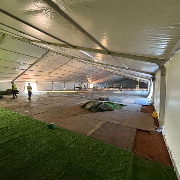 Smart Grass Event & Hire installation