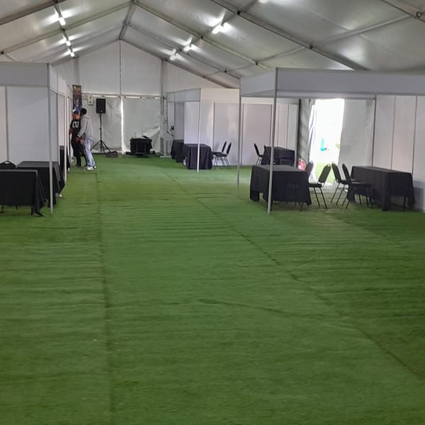 Smart Grass Event & Hire installation