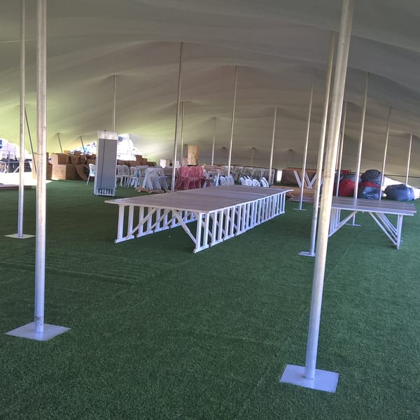 Smart Grass Event & Hire installation