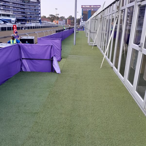 Smart Grass Event & Hire installation