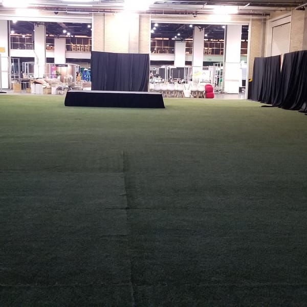 Smart Grass Event & Hire installation