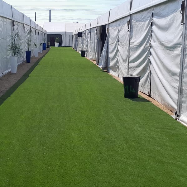 Smart Grass Event & Hire installation