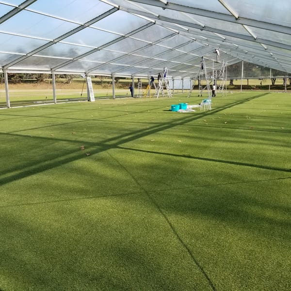 Smart Grass Event & Hire installation