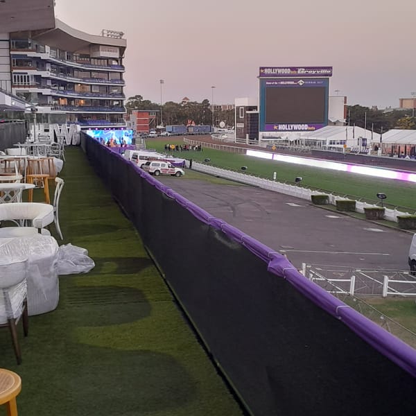 Smart Grass Event & Hire installation