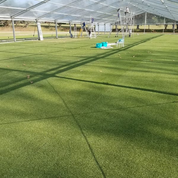 Smart Grass Event & Hire installation