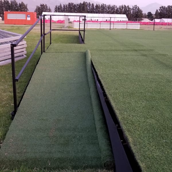 Smart Grass Event & Hire installation