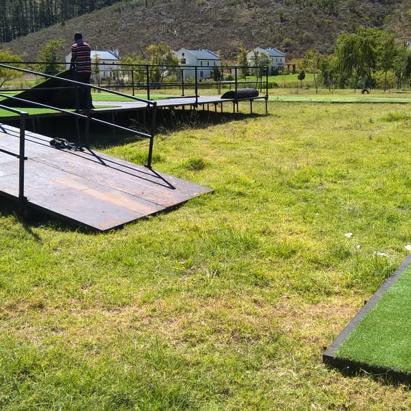 Smart Grass Event & Hire installation