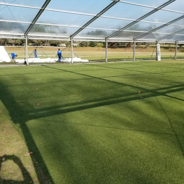 Smart Grass Event & Hire installation