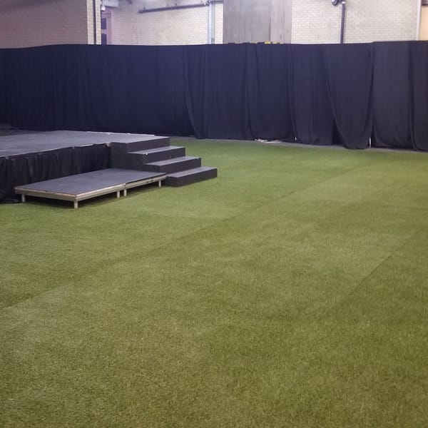 Smart Grass Event & Hire installation