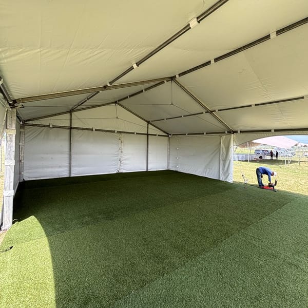 Smart Grass Event & Hire installation