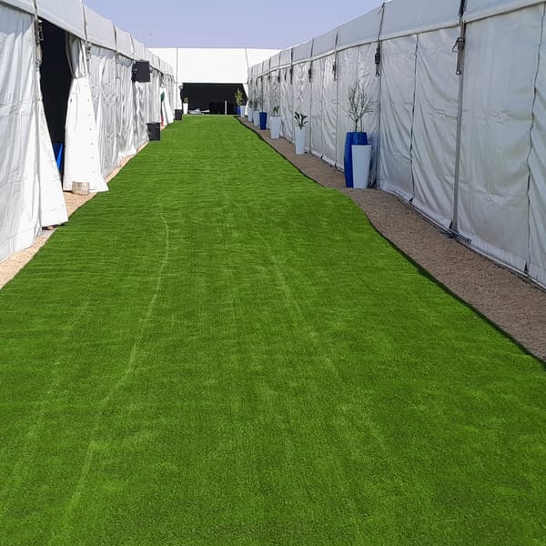 Smart Grass Event & Hire installation