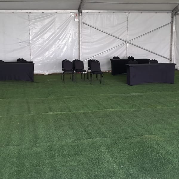Smart Grass Event & Hire installation