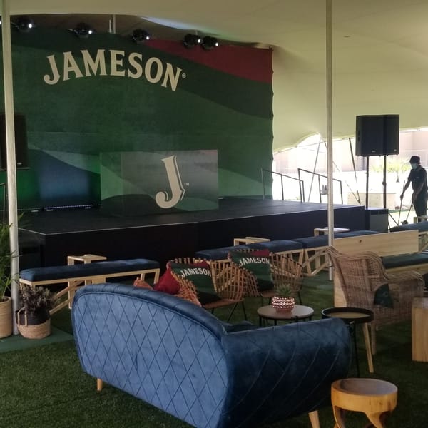 Smart Grass Event & Hire installation
