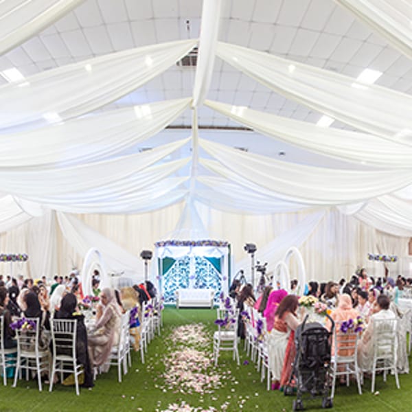 Smart Grass Event & Hire installation