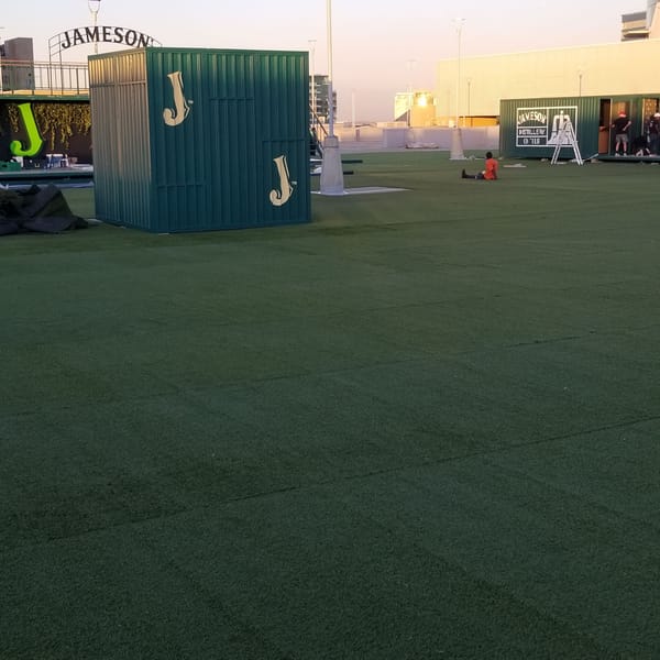 Smart Grass Event & Hire installation