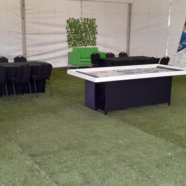 Smart Grass Event & Hire installation